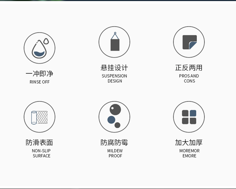 巴本豪森 家用抗菌防霉304不锈钢菜板 图2