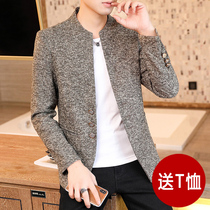 2021 new tunic jacket jacket mens youth summer mens top casual spring and autumn suit trend