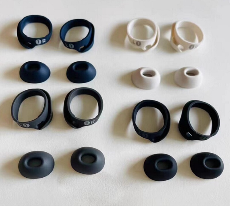 Brand New Original Silicone Ear Tips Suitable for Bose Quietcomfort Earbuds Ii Qc2, Replacement Ear Caps and Fixing Rings
