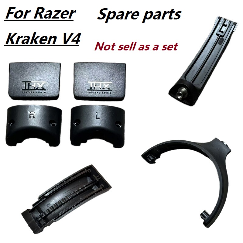 Brand New Original Headphone Buckle Suitable for Razer Beihai Giant Kraken V4 Head-Mounted Razer Headphone Buckle Hinge Headphone Repair Accessories V4 Buckle Rotating Bracket Pull Rod