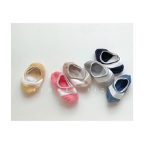 Huaer shop Korean childrens socks Xia New team boys and girls color striped elasticity good wear boat Socks shallow socks