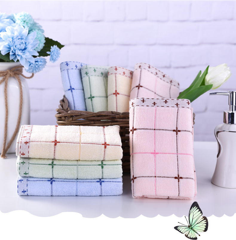 Khăn bông vàng, khăn mặt đa sắc tố cotton, giá cả phải chăng, thấm nước và bền, nhóm mua phúc lợi công ty - Khăn tắm / áo choàng tắm khăn lau mặt cao cấp