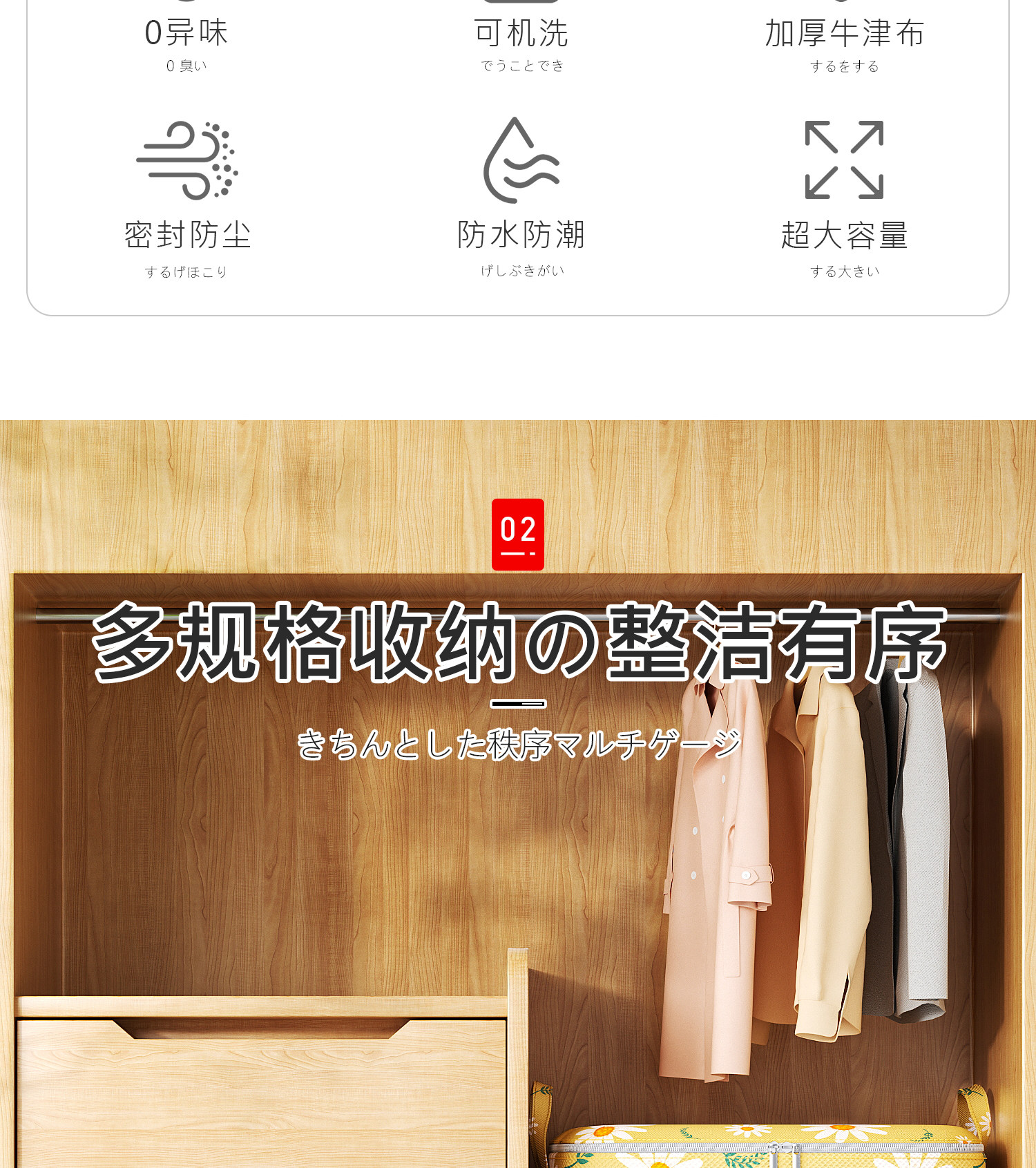 Сжатие одежды и сумок 日本衣物压缩装被子收纳袋大容量衣服棉被牛津布搬家打包整理行李