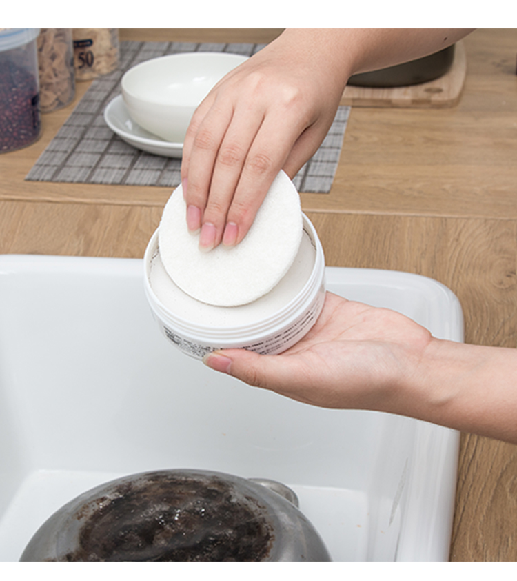 chai tẩy bồn cầu Thép không gỉ làm sạch dán nhà vệ sinh nhà bếp chất tẩy rửa mạnh loại bỏ đáy nồi khử trùng màu đen - Trang chủ nước tẩy bồn cầu