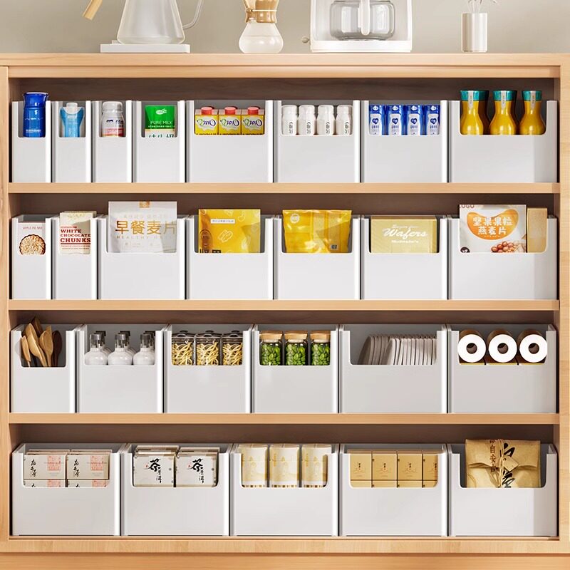 日本厨房整理盒零食收纳盒抽屉储物收纳柜宿舍家用杂物桌面收纳筐
