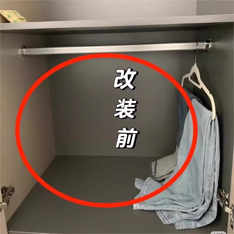 日本叠放收纳盒放衣柜里收纳分层神器衣服裤子整理盒家用收纳筐