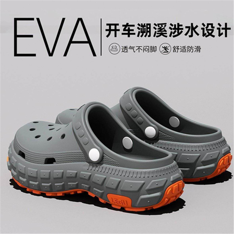 Japanese Db Driving Clogs for Men, New Summer Model, Thick-Soled, Non-Slip, Odor-Resistant, Arch-Supporting Sandals for Men, Suitable for Outdoor Wear