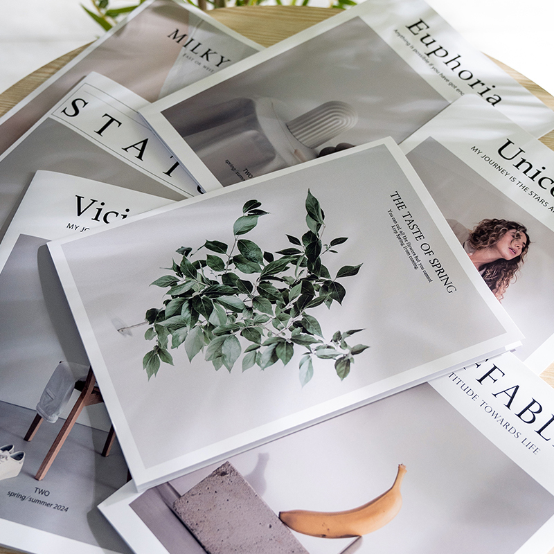 ins Internet Celebrity Magazine Photo Props English Books Photography Shooting Background Model House Soft Decoration European and American Book Ornaments