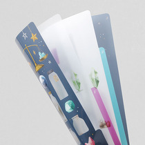 Japan Midori three-layer folder information containing the finishing file bag