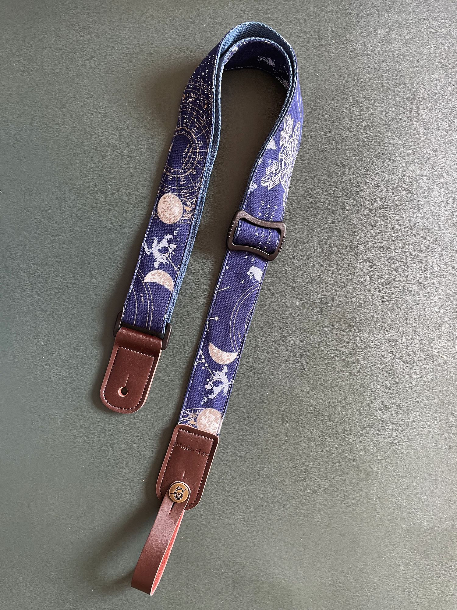 Pure Manual Import Fabric Outer Space Themed Jukri Rile Culele Strap