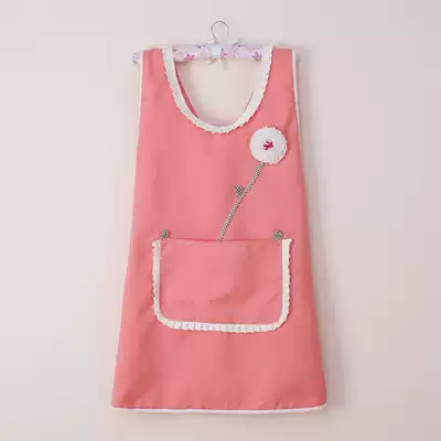 Korean version Dafang princess cross nail beauty apron horse clip coffee restaurant uniform