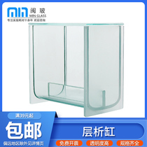 100*200P-1 type glass chromatography cylinder double-slot thin layer chromatography expansion cylinder P-100*100 single-slot package damage