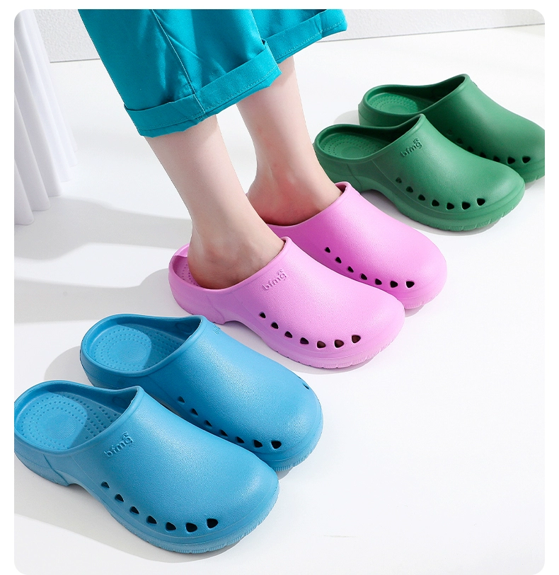 Somei surgical shoes operating room slippers for men and women doctors and nurses non-slip clean room toe shoes EVA work shoes