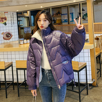 2020 winter Down Jacket Womens new Korean version Joker short small man loose white duck down bread jacket tide