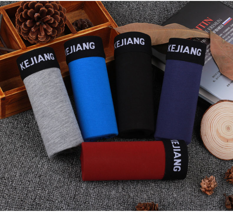 Chi nhánh sẽ được 5 hộp quà tặng nam đồ lót nam boxers thanh niên kích thước lớn lỏng thoáng khí boxer shorts head triều