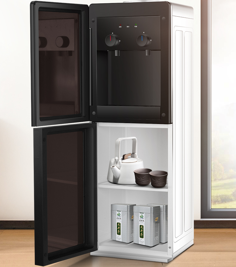 cây nước nóng lạnh karofi Đẹp ngay lập tức nước nóng lạnh dọc hộ gia đình nóng lạnh tự động nhỏ đôi cửa tốc độ nóng mới máy pha trà - Nước quả máy lọc karofi