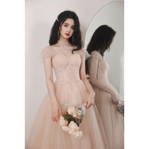 Graduation Fairy Gas Evening Dress Lady 2022 New Temperament Famous Birthday Party Birthday Party students to perform princess dresses summer