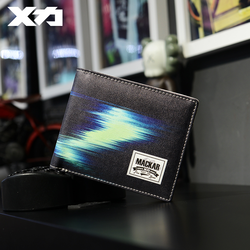 Boomer Mackar Wallet Man Short Section Youth High Middle School Raw Fashion Korean Version Trends Ins Minimyo Money Wallet Wallet