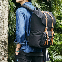 Tide brand shoulder bag mens large capacity fashion trend Leisure College Style travel backpack computer bag College student bag