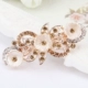 Back of head rhinestone nhỏ đầu kẹp mùa xuân Hàn Quốc hoang dã phụ kiện tóc kẹp tóc tấm kẹp tóc cột tóc đuôi ngựa kẹp đồ trang sức - Vòng đeo tay Clasp