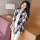 2023 Spring New Style Plaid Shirt Women's Long Sleeve Korean Style Loose Outerwear Cotton Linen Casual Slim Top Jacket