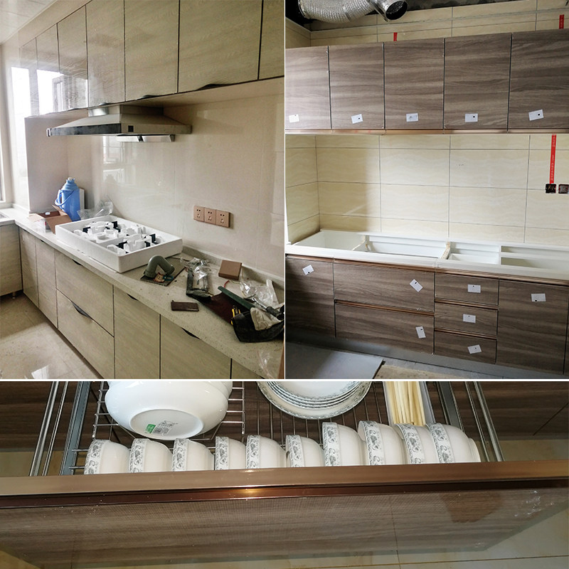 Solid wood acrylic door panel overall overall cabinet custom-made modern minimalist overall cabinet shoe cabinet wall cabinet wardrobe wine cabinet door panel