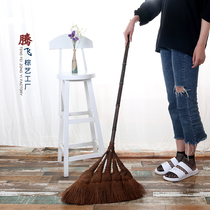 Pure handmade mountain Brown broom home broom soft sweep large single Mane broom thick broom