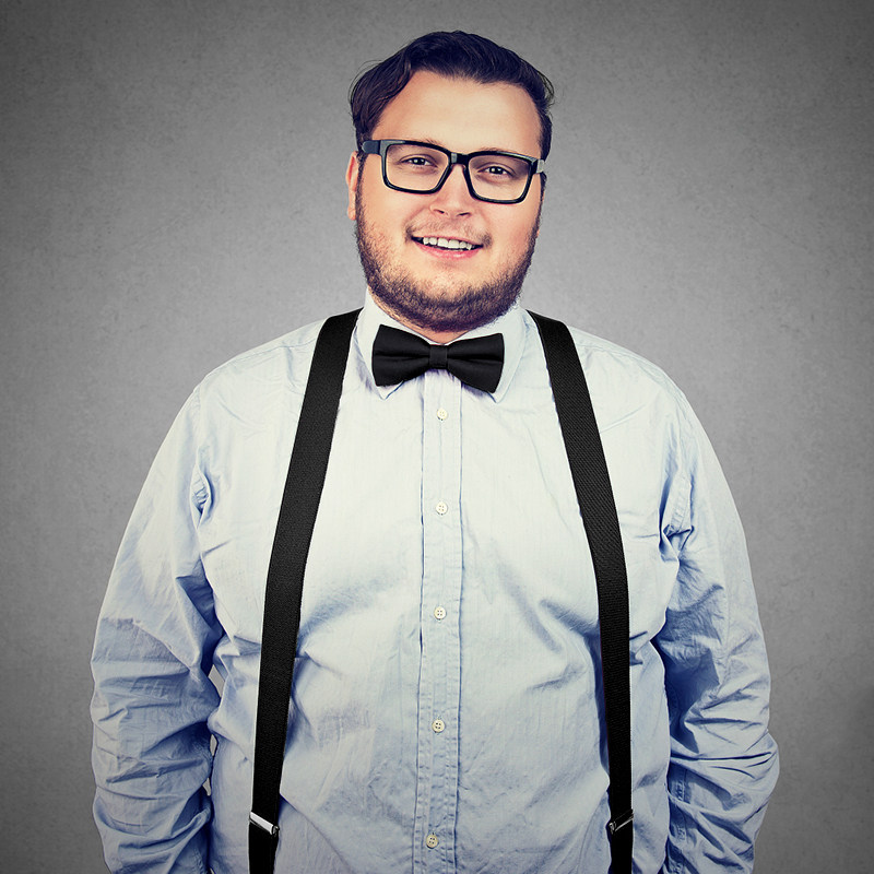 Strong Suspenders with Clips for Plus-Size Men, Elastic Non-Slip Suspenders for Men's Suits, Adult Dress Pants Suspenders, Elderly British Style