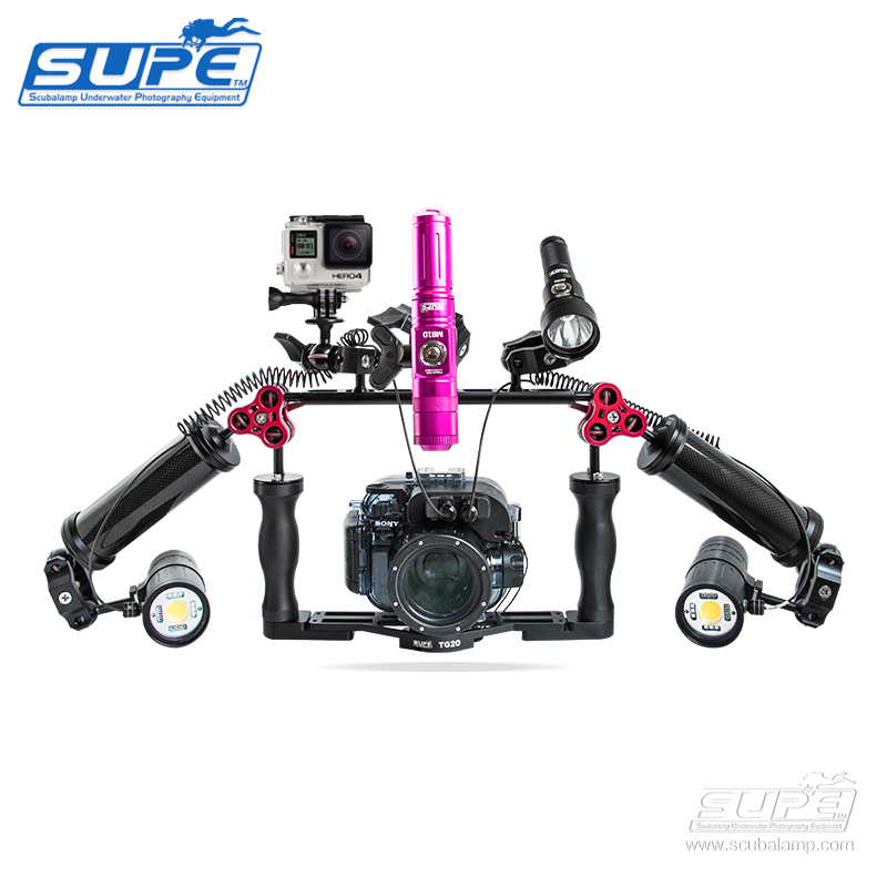 Scubalamp Subalamp diving photography TG20 camera waterproof case tray diving fill light P53