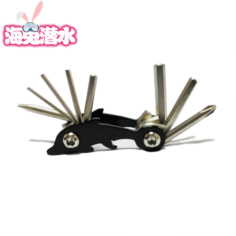 Water Pro Mini Dolphin screwdriver wrench set Portable tool for diving