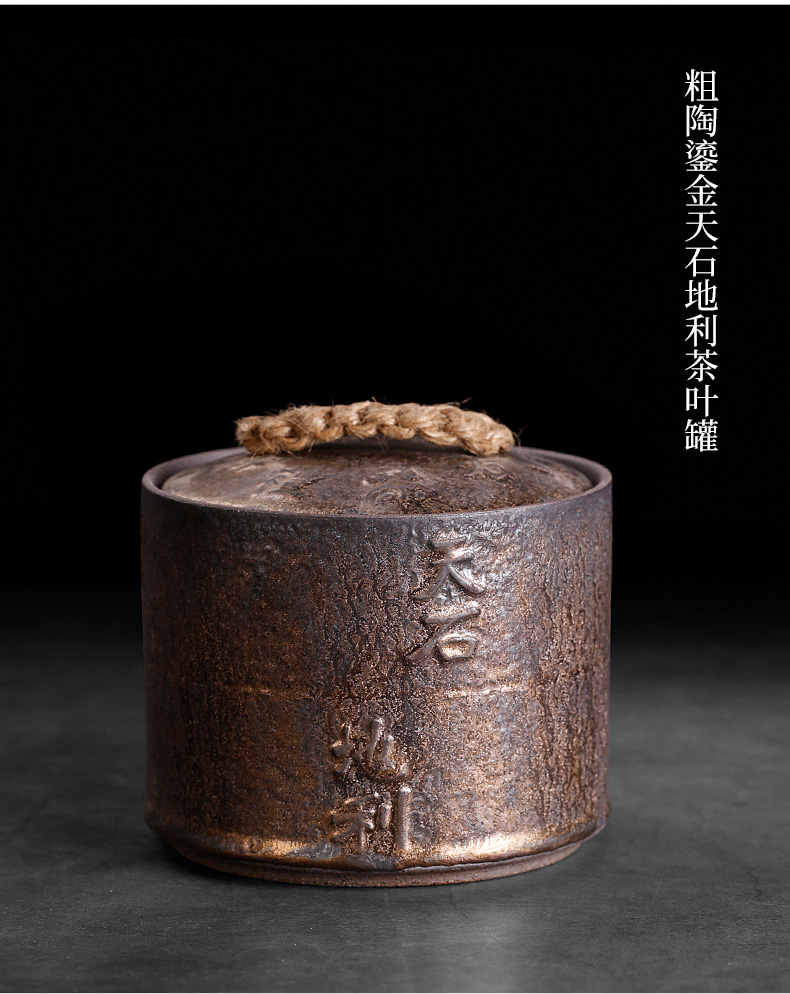 Small POTS with cover seal earthenware home half jins to tea stoneware jar airtight jar of Chinese style restoring ancient ways POTS