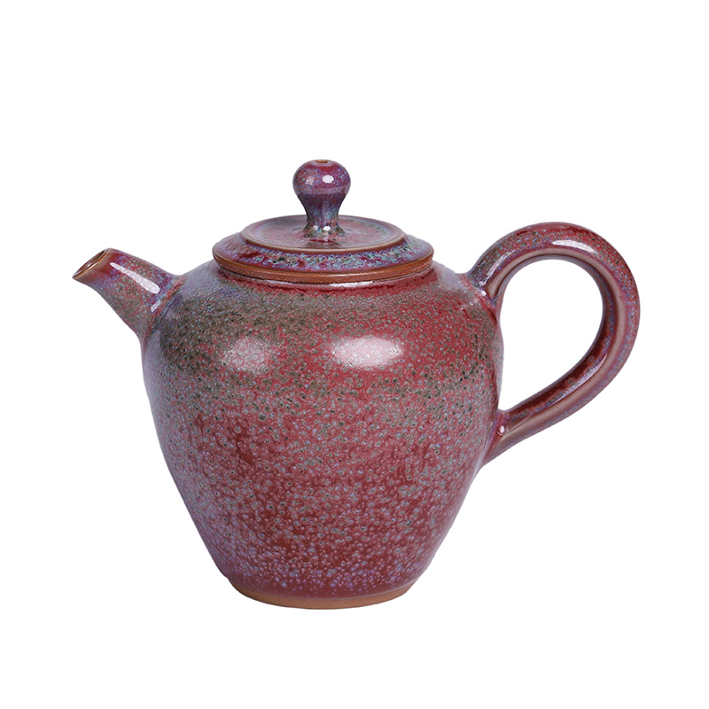 Pa rosy lotus the nut pot MiaoXingWei checking porcelain teapot museum level with teapot up