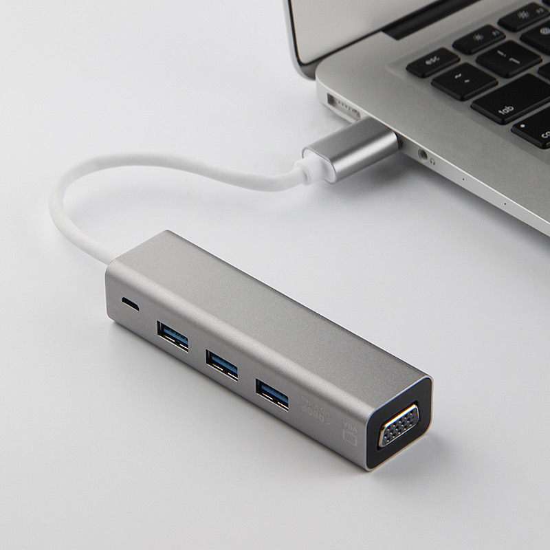 USB3 USB3 0HUB hub USB transfer VGA external graphics card converter high-definition 1080P conversion line projector with