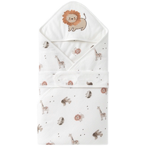 Светло-тонкая хлопчатобумажка с теплым новорожденным покрытой осенним и зимним пиком хлопчатобумажкой крошка держащий одеяло теплый чистый хлопок