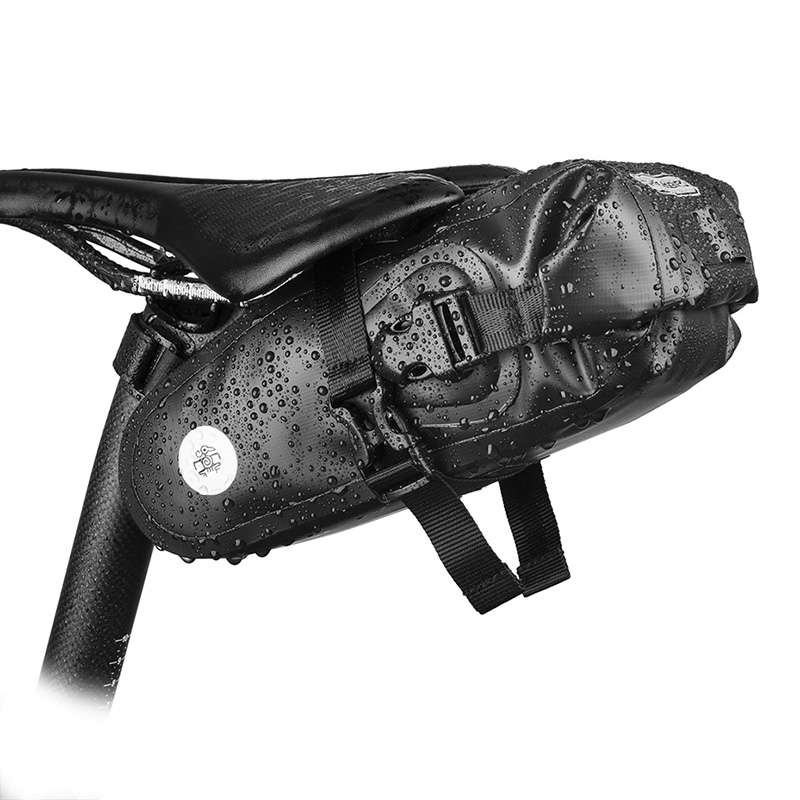 Full waterproof bicycle tail bag Saddle bag Mountain road bike seat cushion bag Riding bag Large capacity bicycle equipment