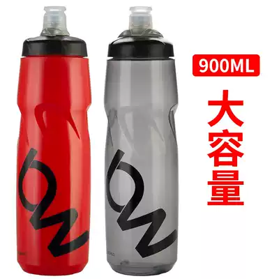 Road bicycle riding kettle large-capacity extrusion sports fitness water cup men's and women's generation plastic anti-fall