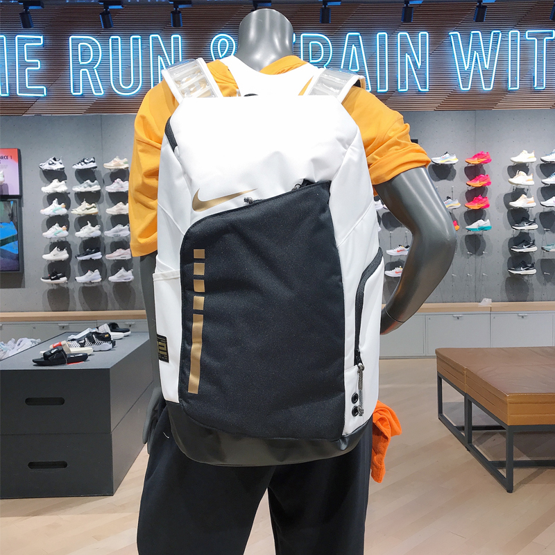 Nike Nike Sports Basketball Elite Bag Air Cushion Backpack Student Computer School Bag for Men and Women Dx9786-100