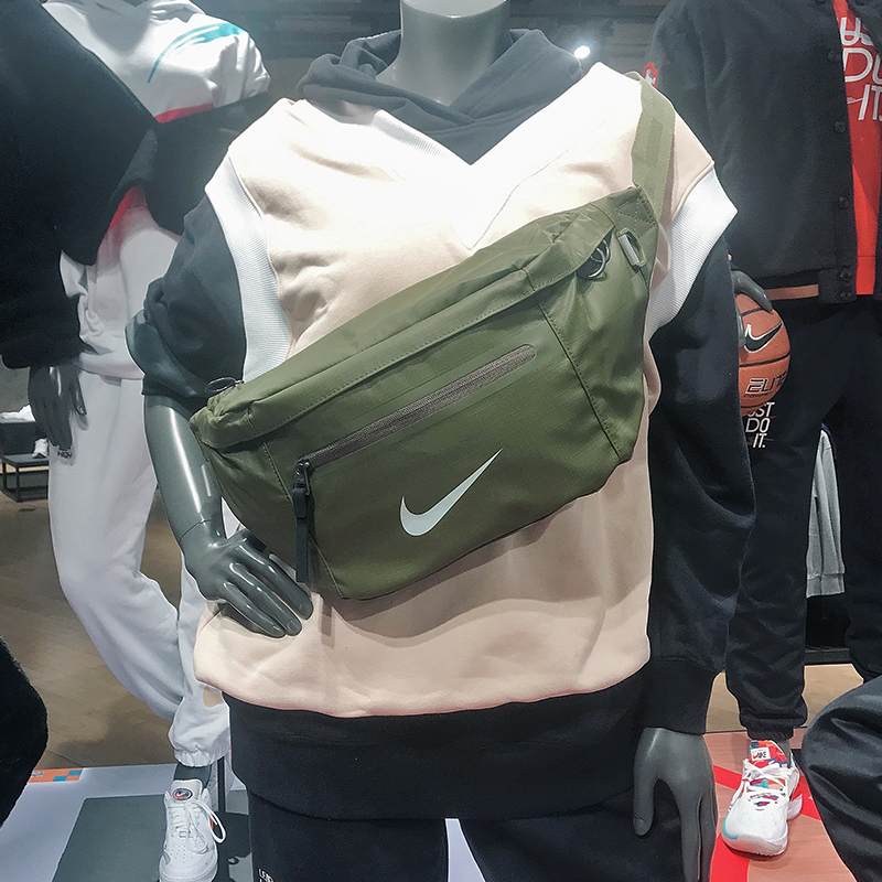 Nike Nike Casual Sports Waterproof Waist Bag Chest Bag Large Shoulder Bag Crossbody Bag Student Unisex Do7956-222