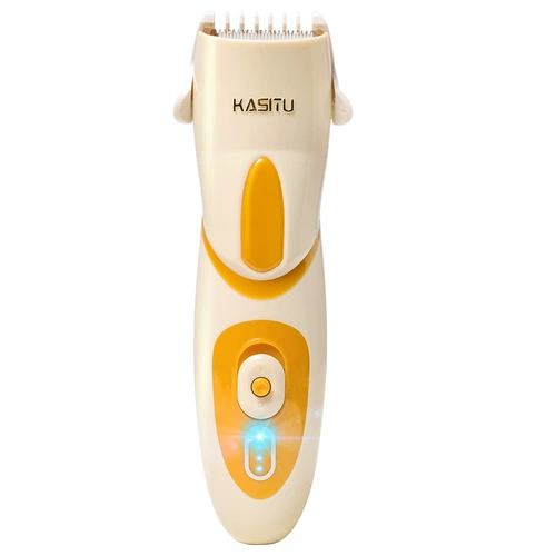 Детская беззвучная водонепроницаемая перезаряжаемая машинка для стрижки волос для новорожденных с зарядкой для домашнего использования