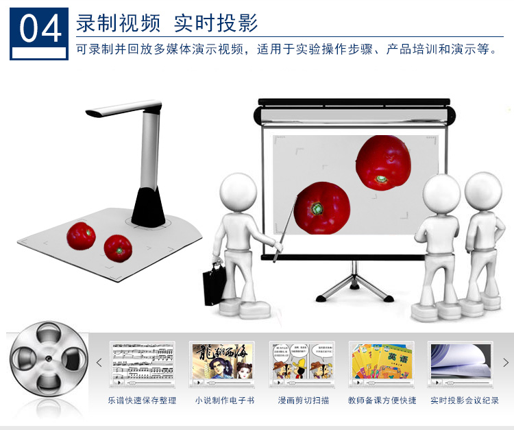 Hongding Gao Paiyi 10 triệu pixel Máy ảnh kỹ thuật số cầm tay HD Máy ảnh nhanh H1000 - Máy quét máy scan tự cuốn giấy