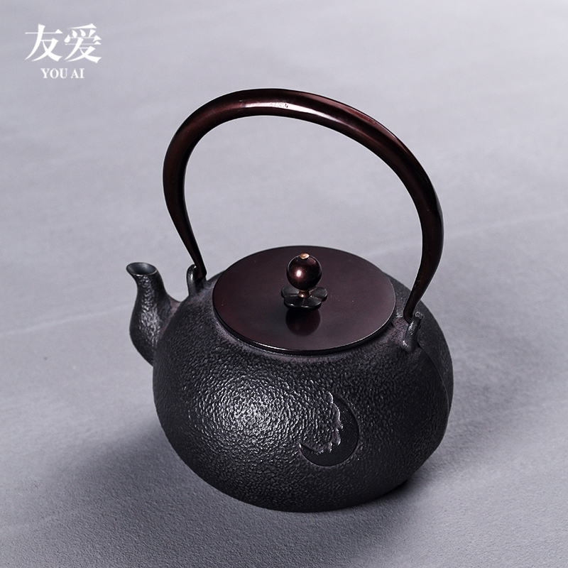 Love iron pot of household electricity TaoLu cast iron pot of boiling tea teapot suit Japanese tea stove boiling pot of tea