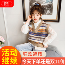 Girl autumn suit Net red 2020 Spring and Autumn new girls Big Boy Korean version of foreign style fashionable three-piece set 12 girls