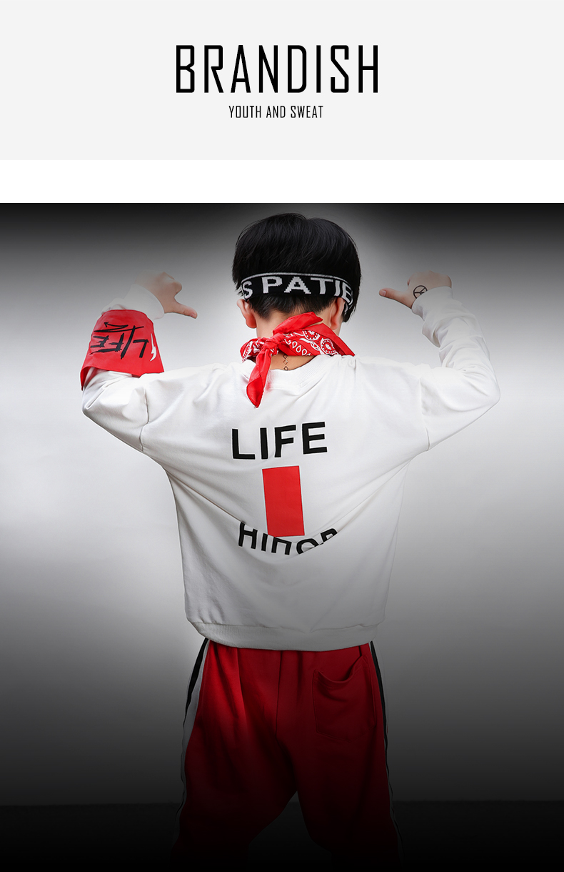 Bộ đồ nhảy đường phố cho bé trai Quần áo hip hop Trang phục hiphop Cô gái nhảy jazz quần áo trống biểu diễn trang phục hóa trang cho bé