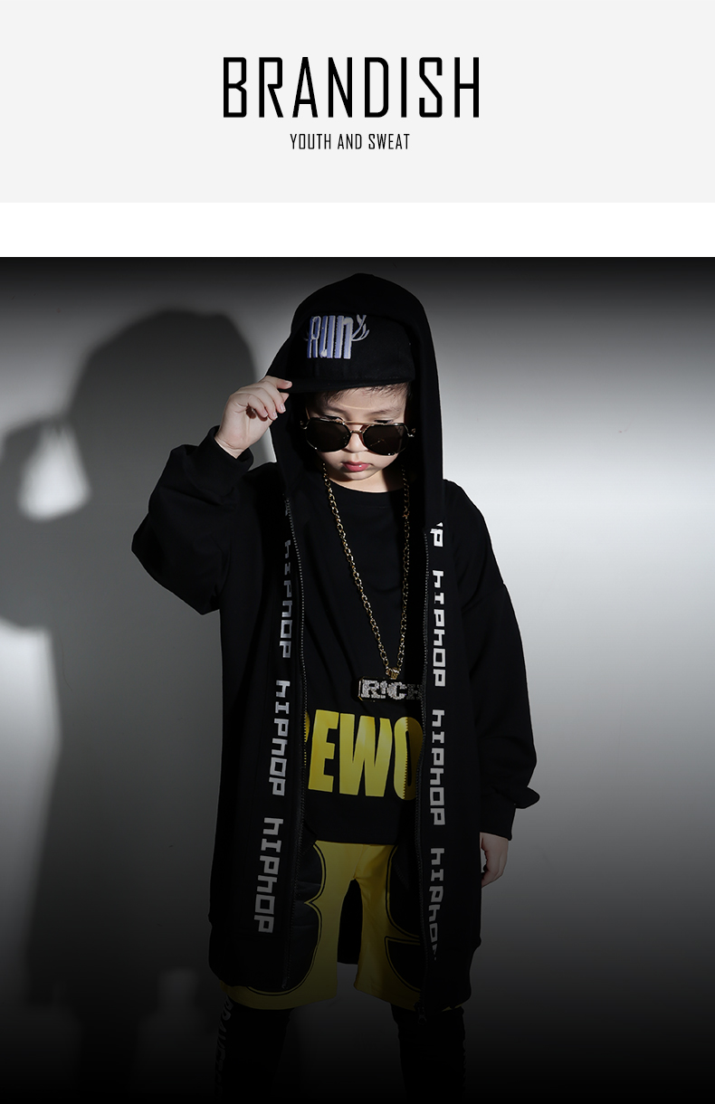 Bộ đồ nhảy đường phố của trẻ em trống trang phục bé trai quần áo hip hop Cô gái nhảy jazz trang phục cho trẻ em mùa thu đồ bộ cho be gái 12 tuổi