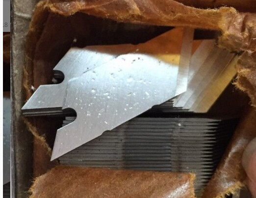 Italian paper jam machine blade cutting cardboard blade jam knife blade