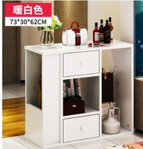 Sofa side cabinet Side a few small coffee table Modern simple movable sofa side table locker Living room picker cabinet