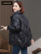 Cormusse short cotton jacket women's 2025 winter new solid color fashion hot style light and large size top