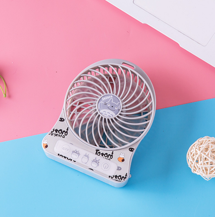 quạt hơi nước sunhouse shd7717 Sáng tạo mùa hè dễ thương quạt di động mini phim hoạt hình USB sạc quạt sinh viên ký túc xá sạc quạt nhỏ - Quạt điện quạt trần chung cư