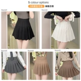 Летняя юбка в складку, мини-юбка, приталенный костюм, А-силуэт, подходит для подростков