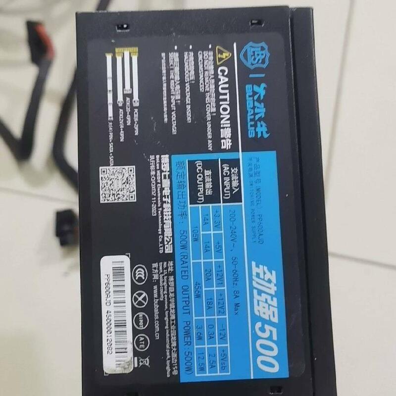 Negotiable Price: Bubalus Pp600Ajd 500W Power Supply, Rated 5
